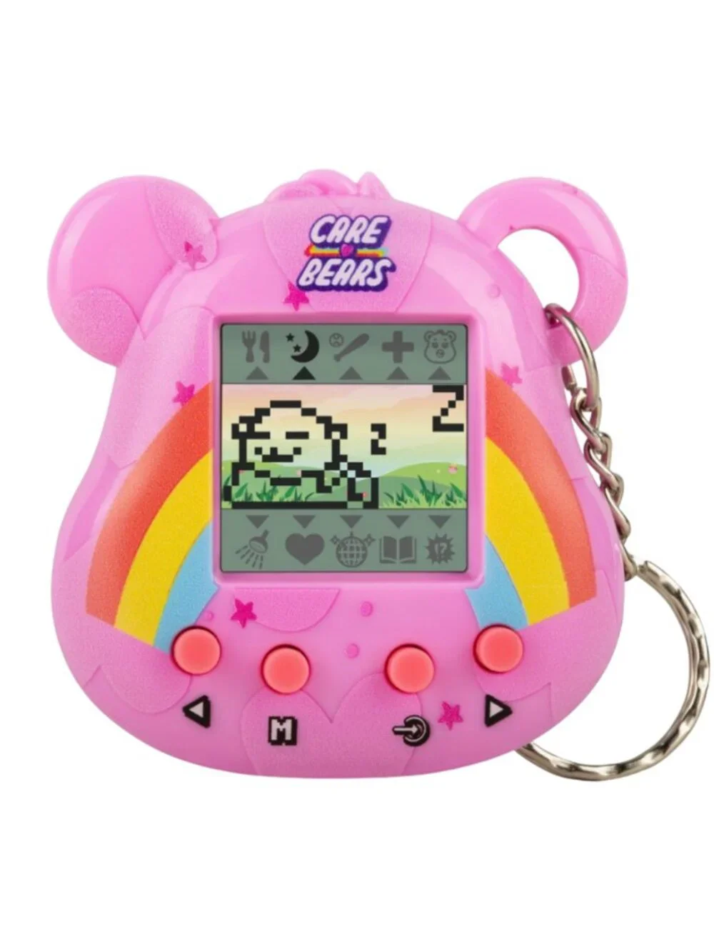 🧡 3/$30 Care Bears Cheer Bear Nano Pet Digital Virtual Pet Keychain NEW